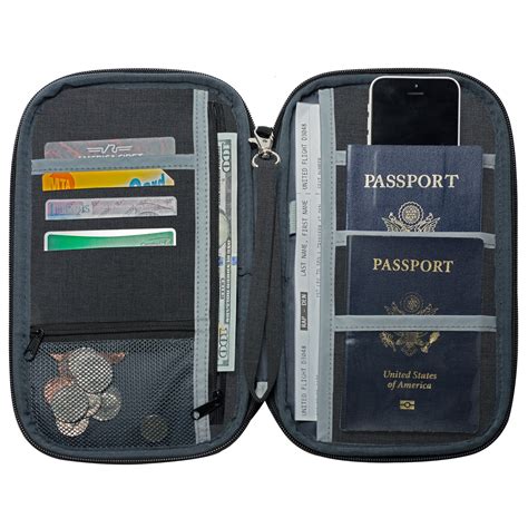 passport wallet rfid protection|best rfid passport travel wallet.